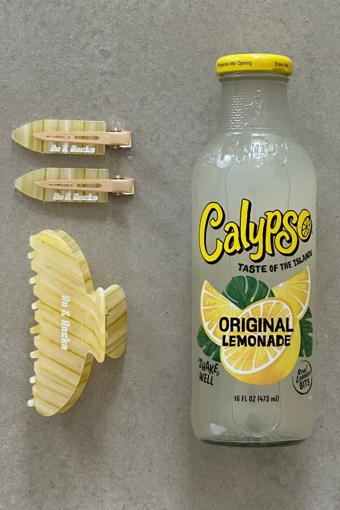 Lemon Drop Claw Clip