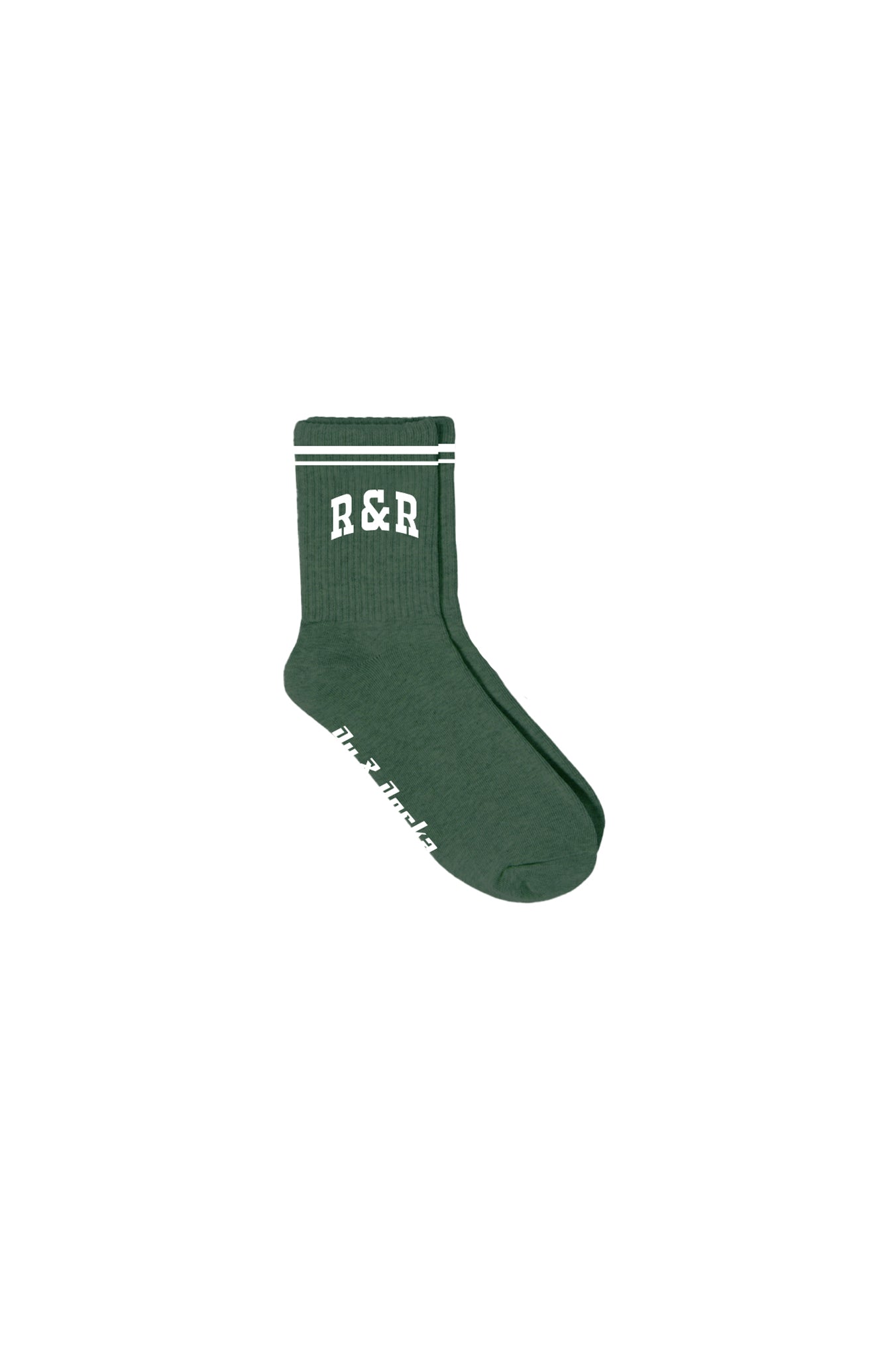 Palm Green Varsity Socks