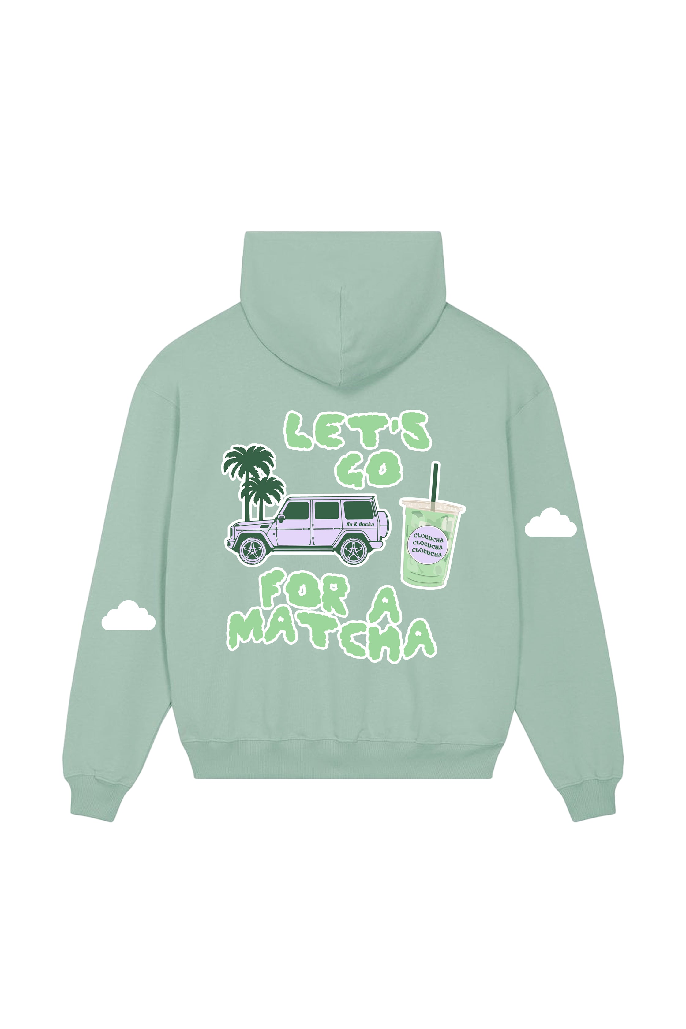 Lets go for a matcha” hoodie – Cloudcha
