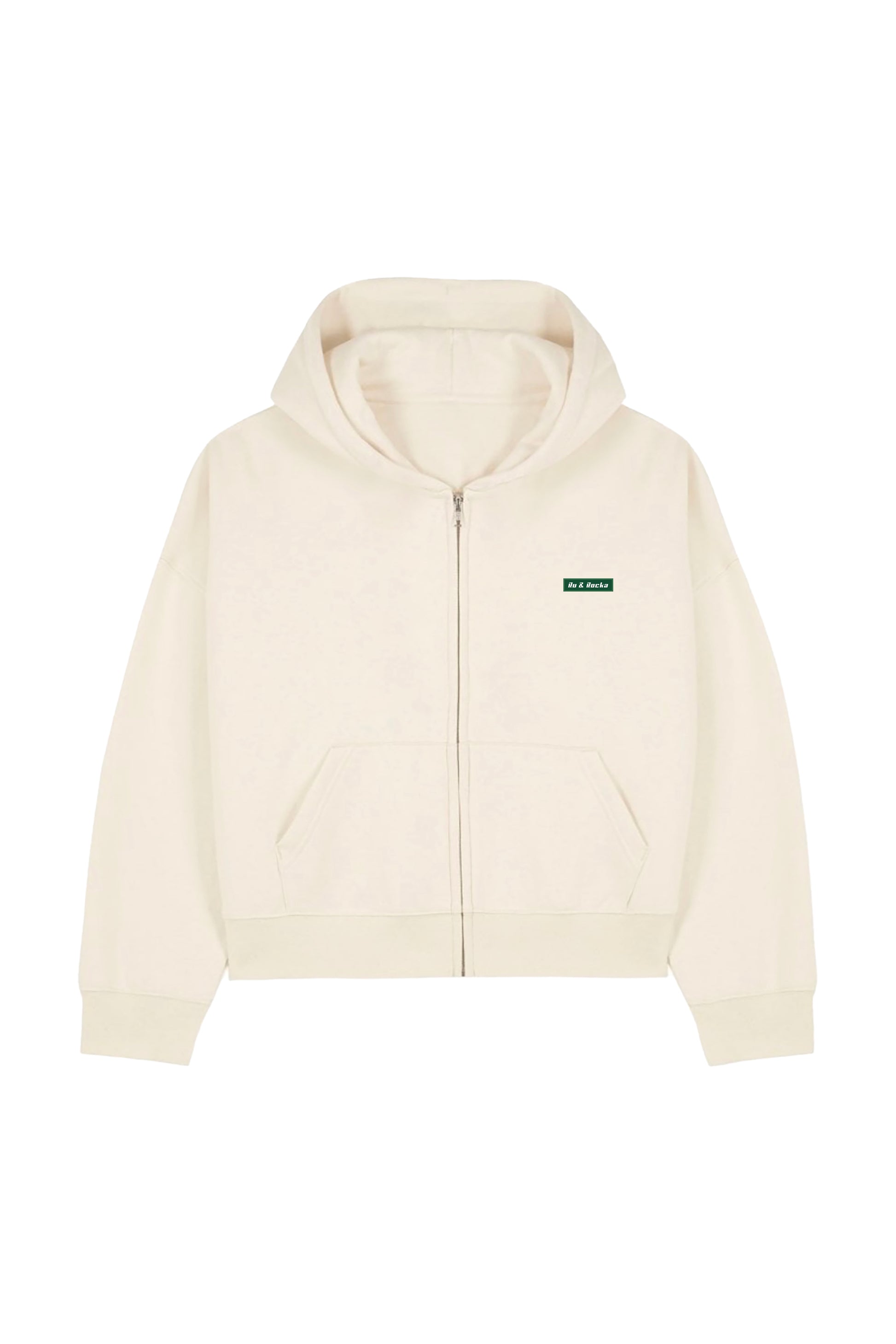 Butter Core Cropped Zip Hoodie