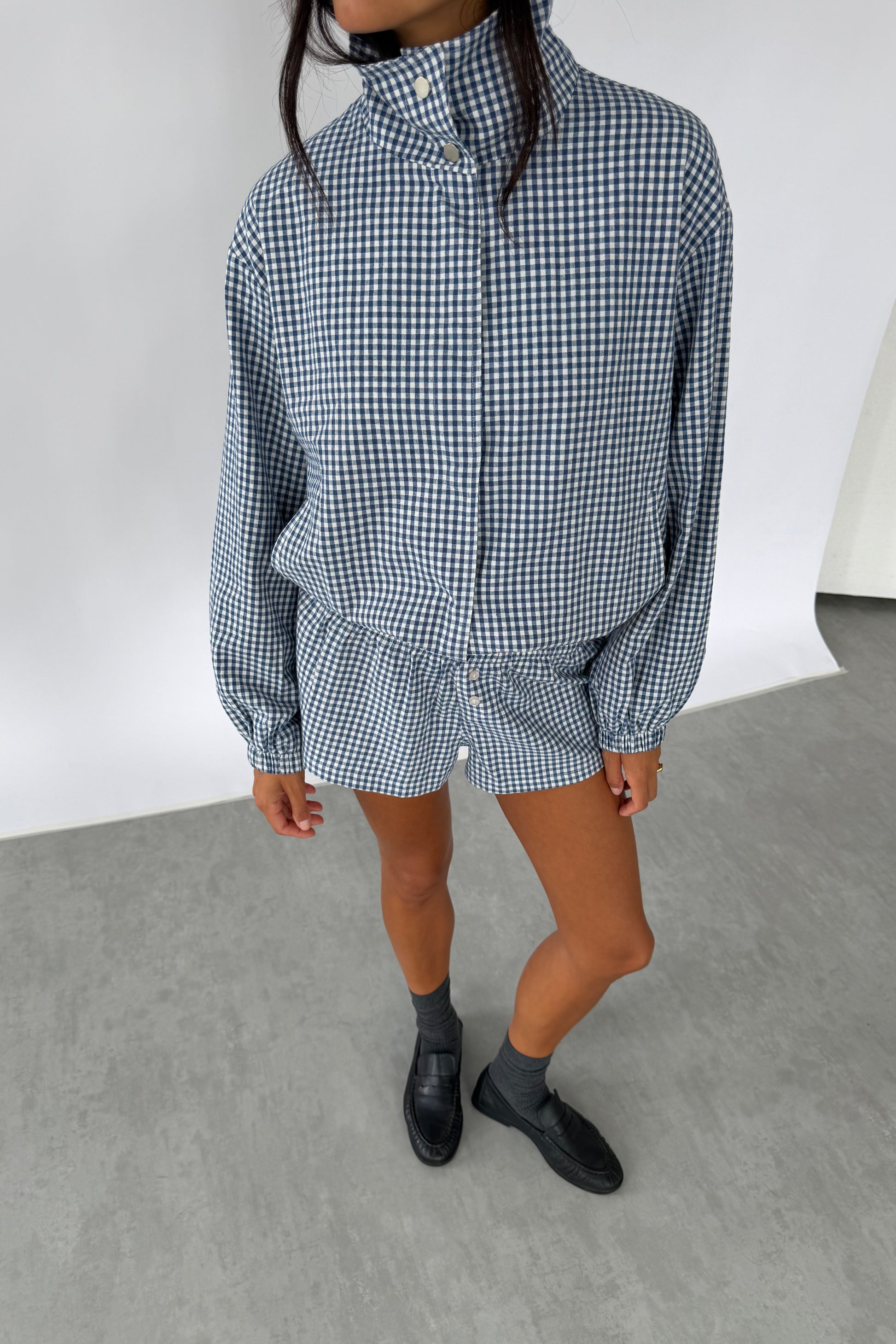 Gaia Blue Mini Shorts