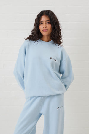 Baby Blue Knit Sweater