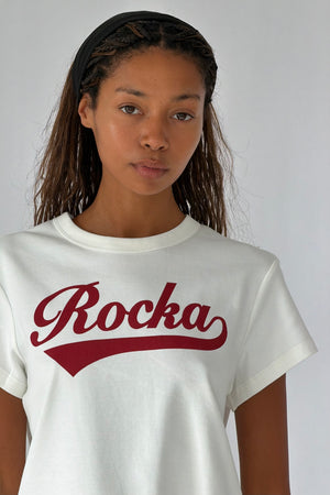 White Rocka Baby Tee