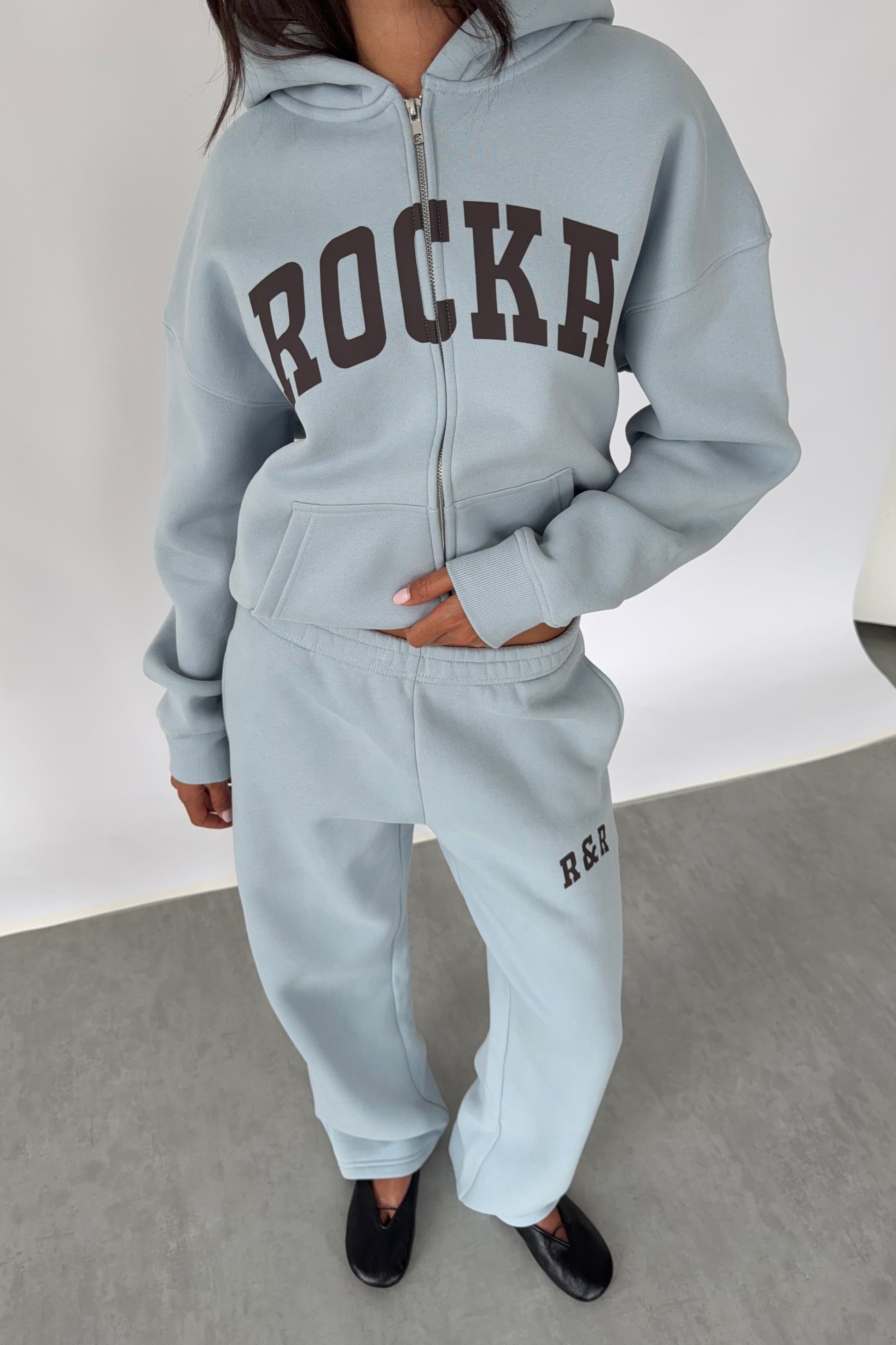 Dusk Blue Varsity Joggers