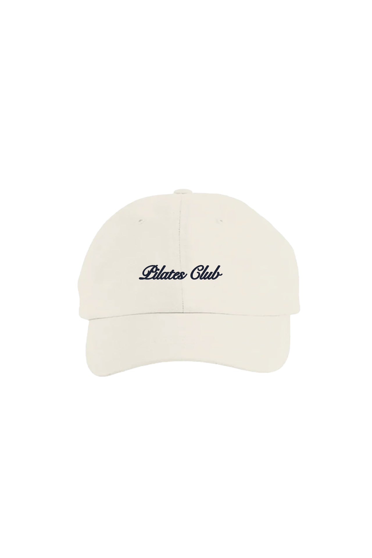 Cream Pilates Club Dad Cap