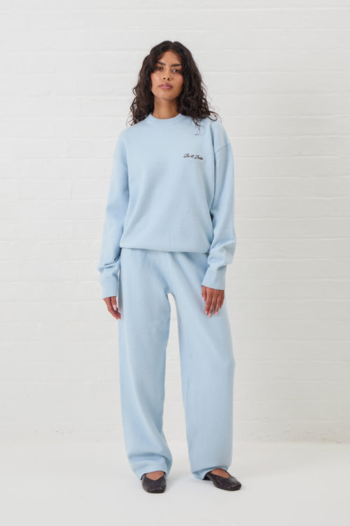 Baby Blue Knit Sweater