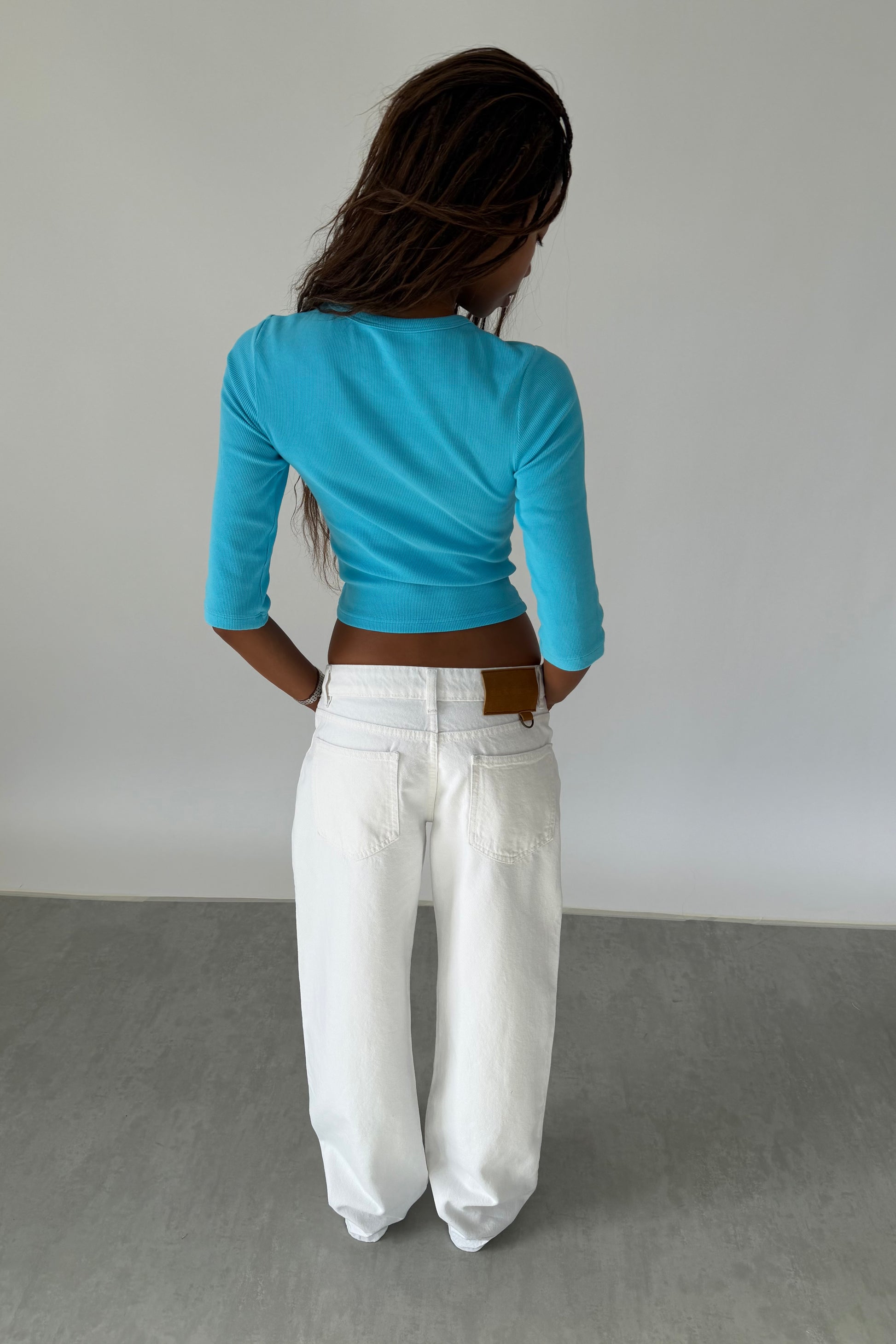 Ru Vintage Fit Jean White Wash