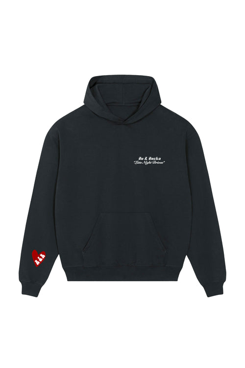 Black Late Night Drives Hoodie