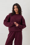 Burgundy Knit Sweater