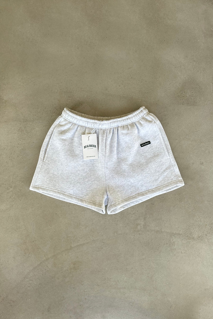 Grey Boxy Varsity Shorts