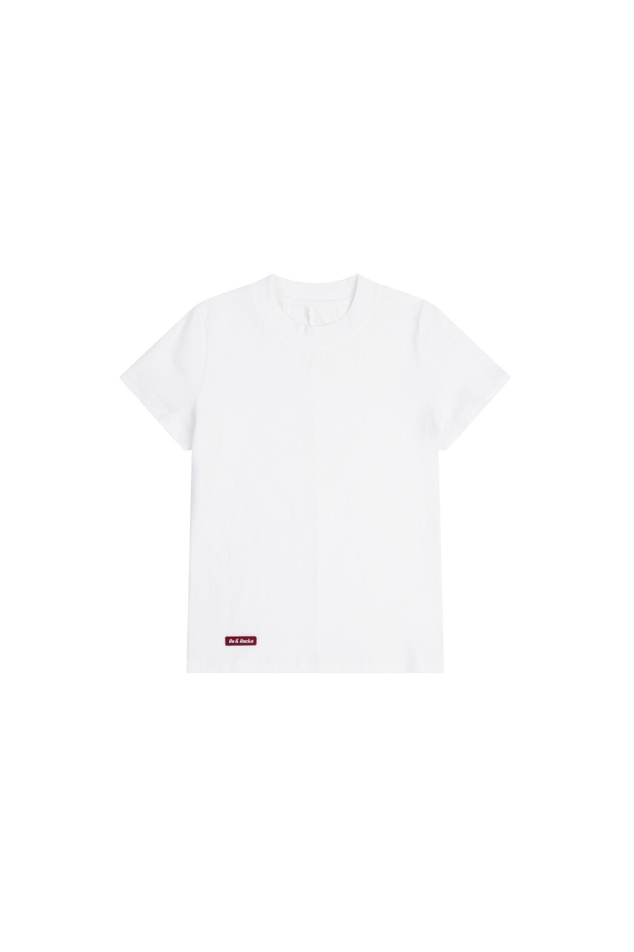 White Super Soft Fitted Baby Tee