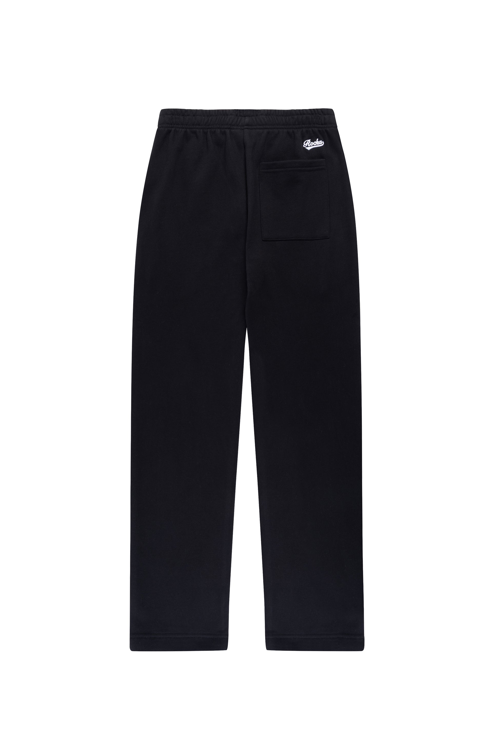 Black Travel Straight Leg Joggers