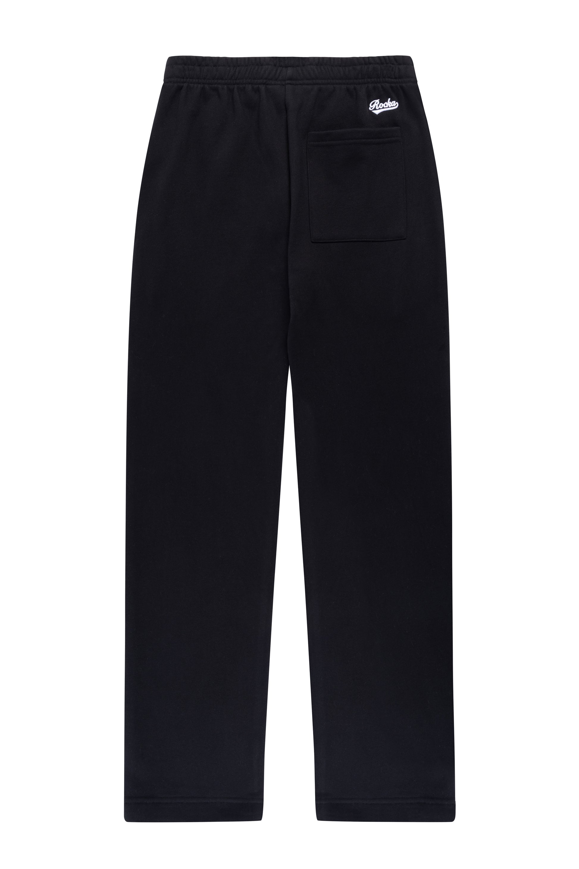 Black Travel Straight Leg Joggers