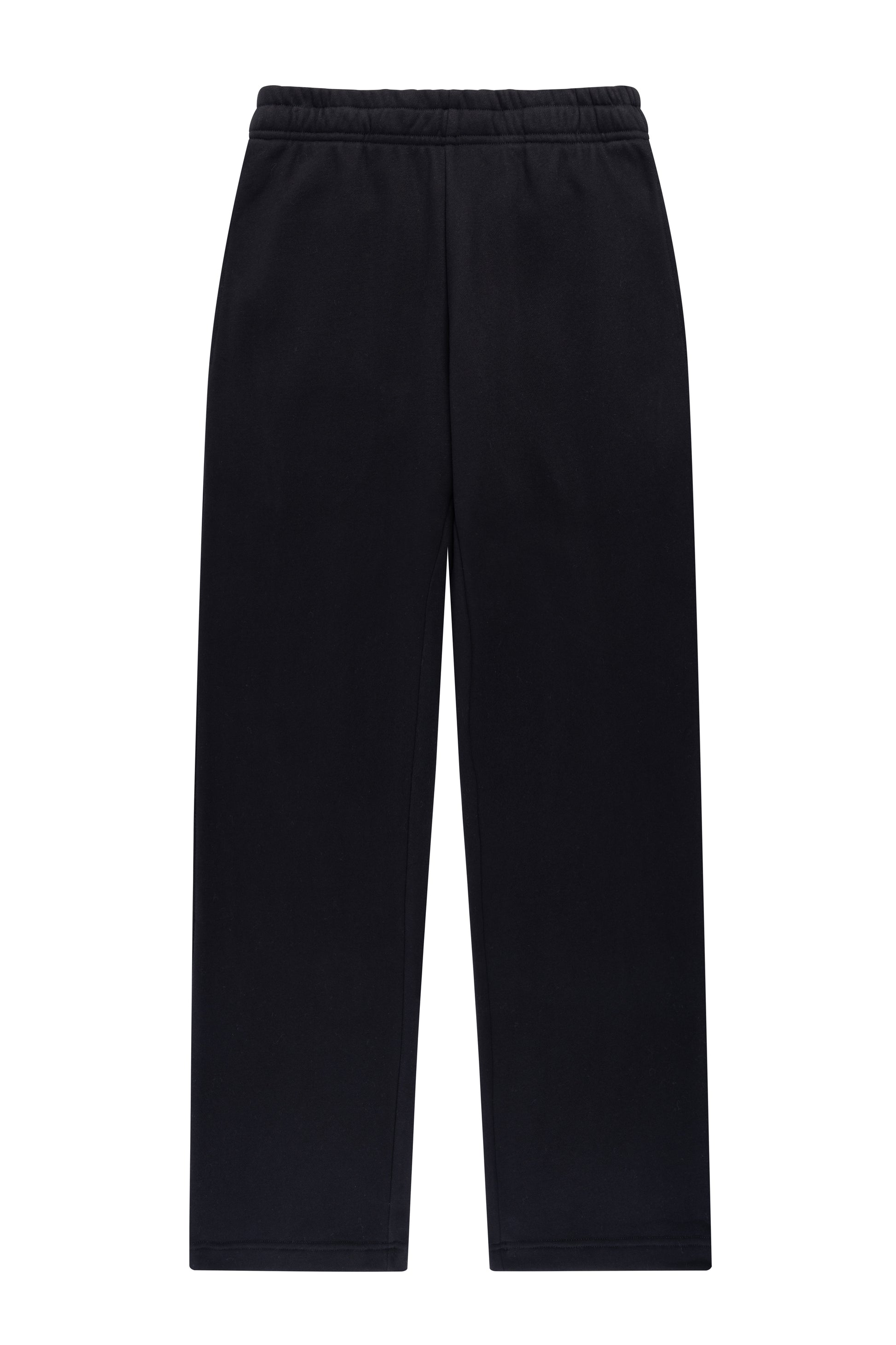 Black Travel Straight Leg Joggers