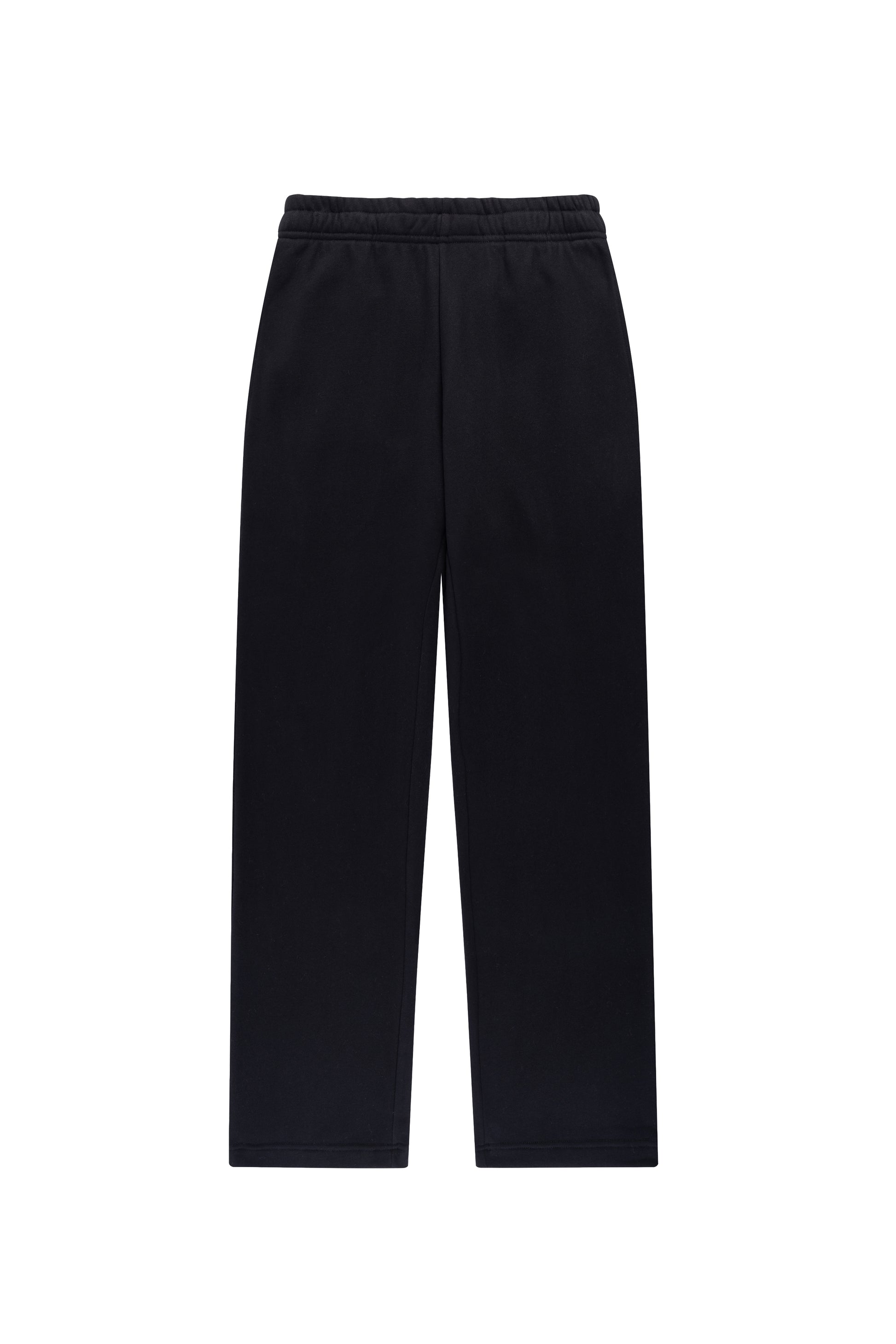 Black Travel Straight Leg Joggers