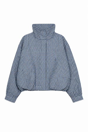 Gaia Blue Gingham Jacket