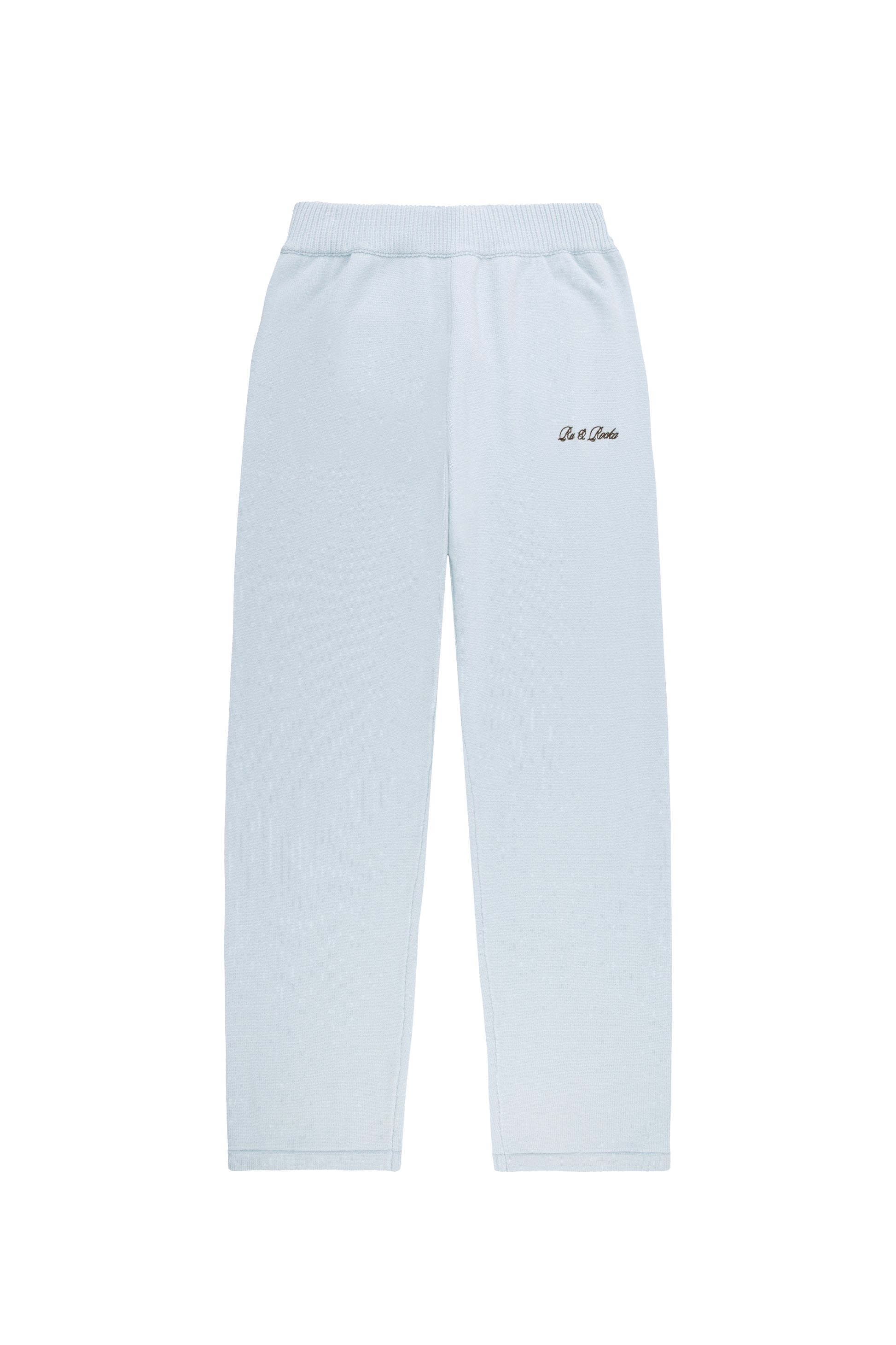 Baby Blue Knit Joggers