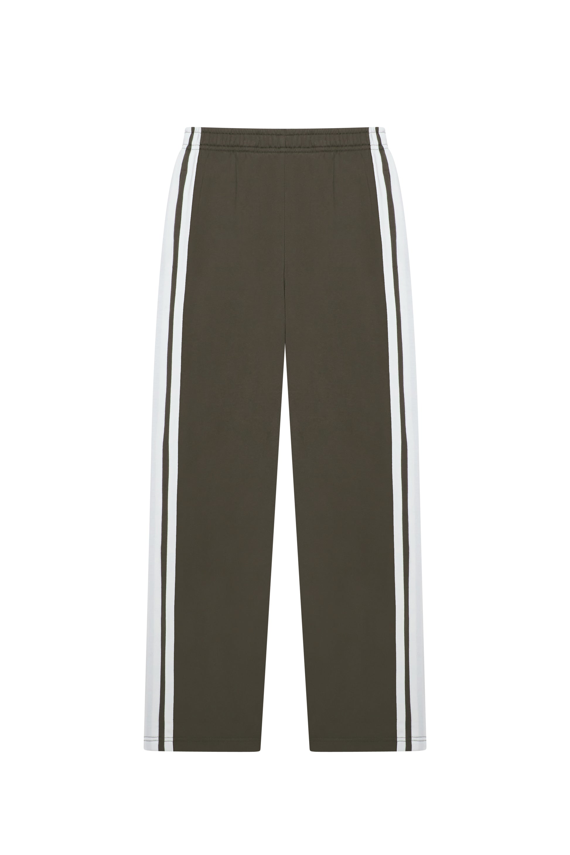 City Stripes Brown Straight Leg Joggers