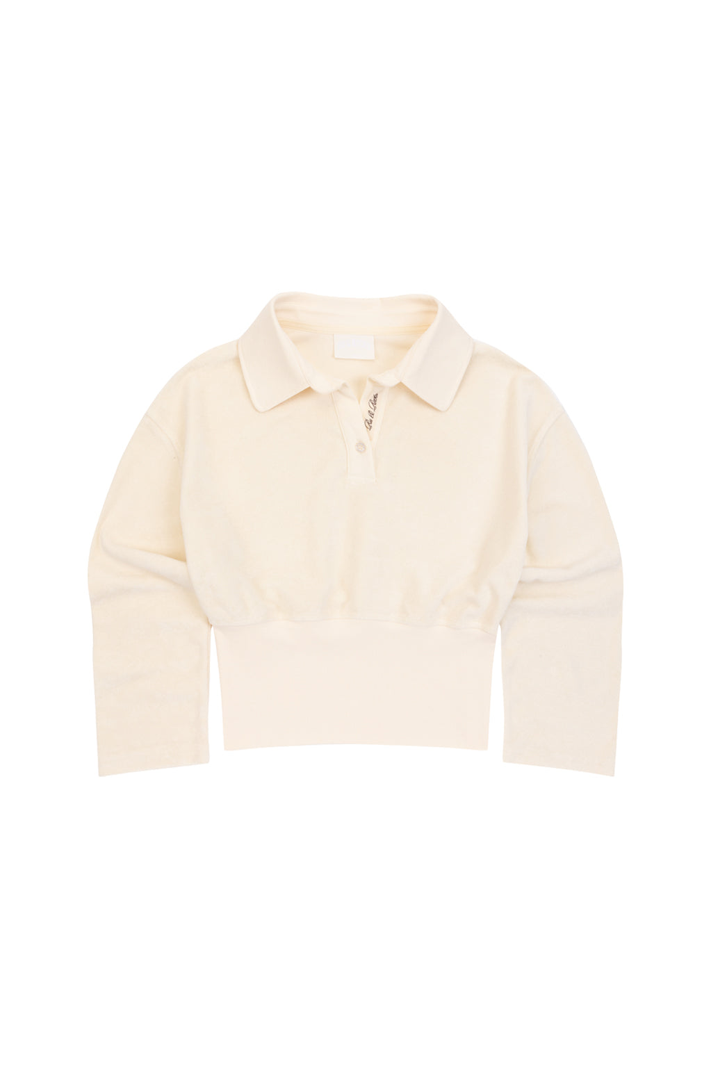 Vintage Cream Towelling Polo