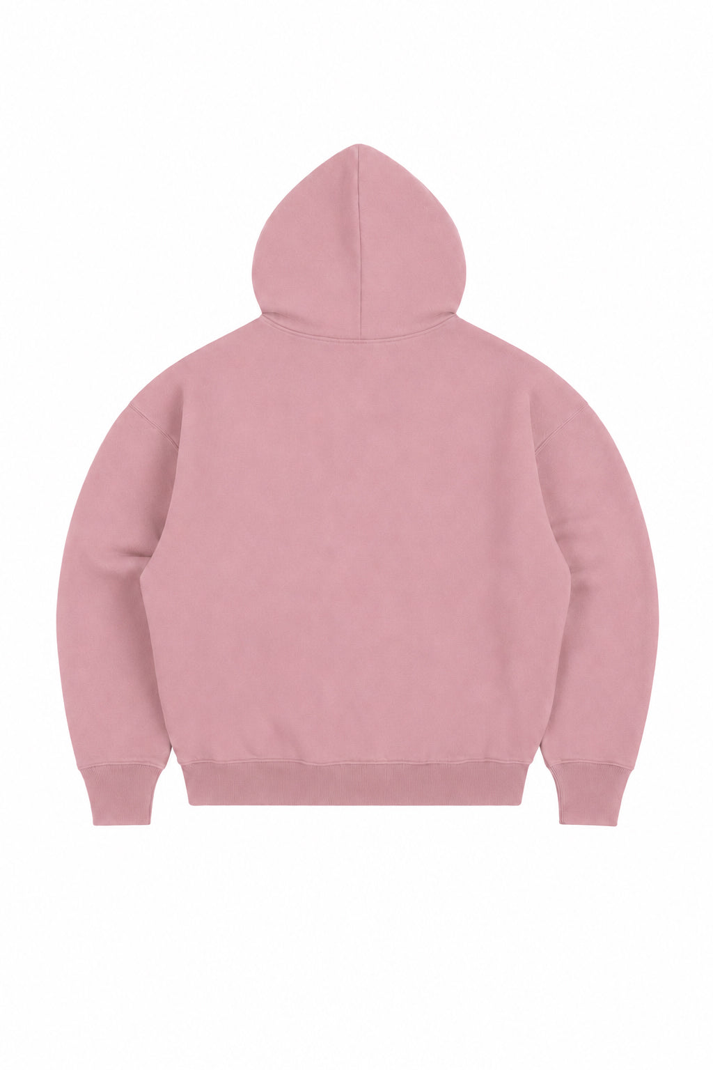 Dusk Pink Varsity Zip Hoodie