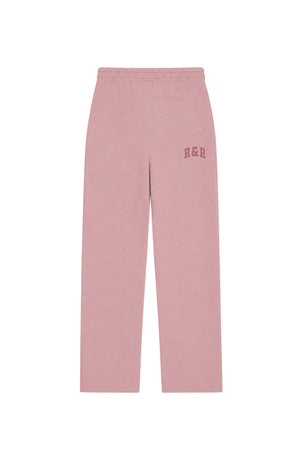 dusk pink varsity joggers