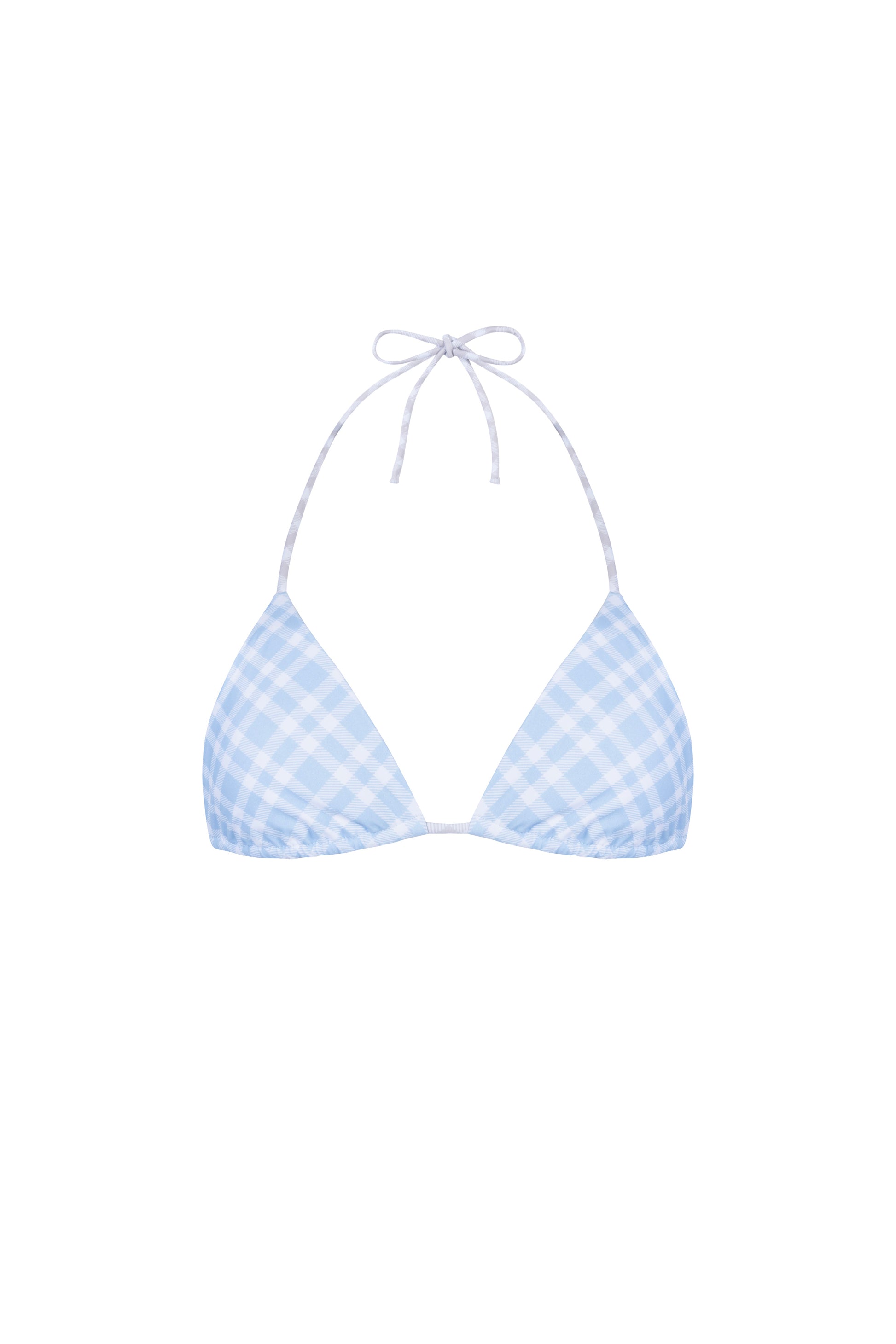 Coastal Check Reversible Bikini Top
