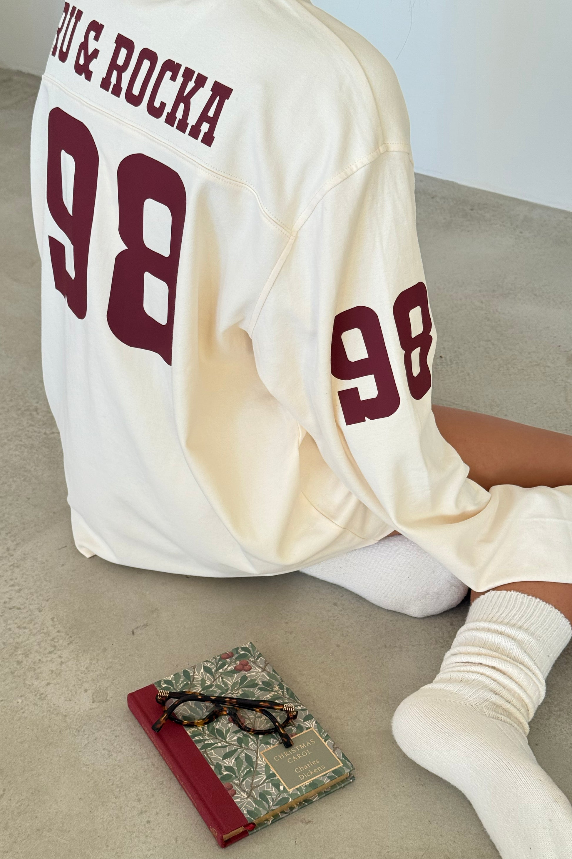 ‘98 Cream Football Top