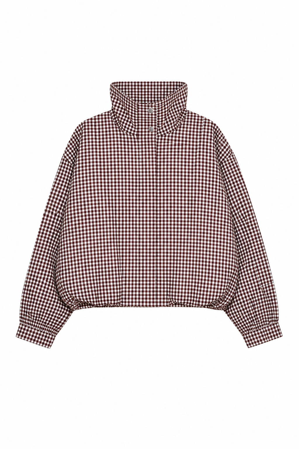 gaia brown gingham jacket