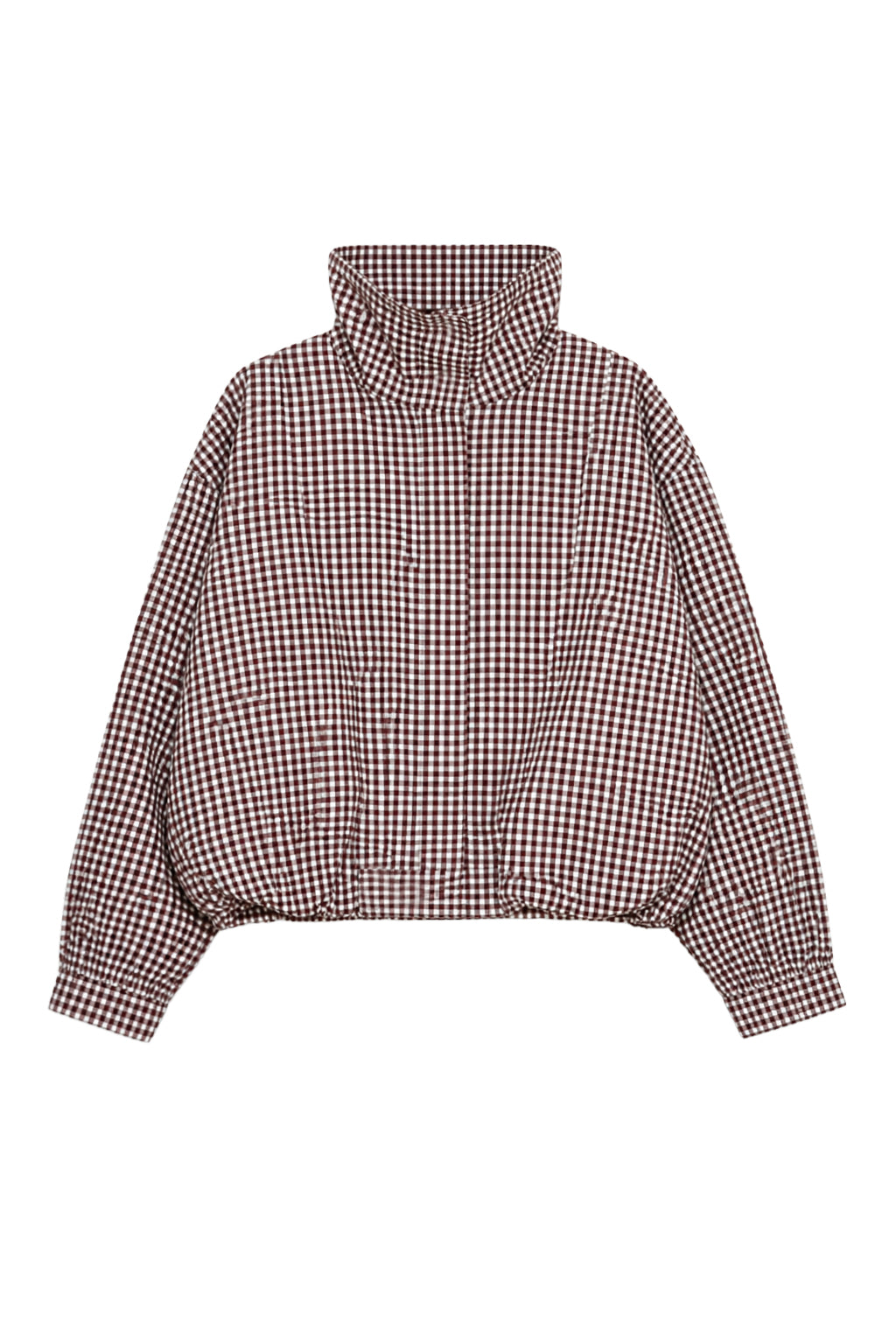 Gaia Brown Gingham Jacket