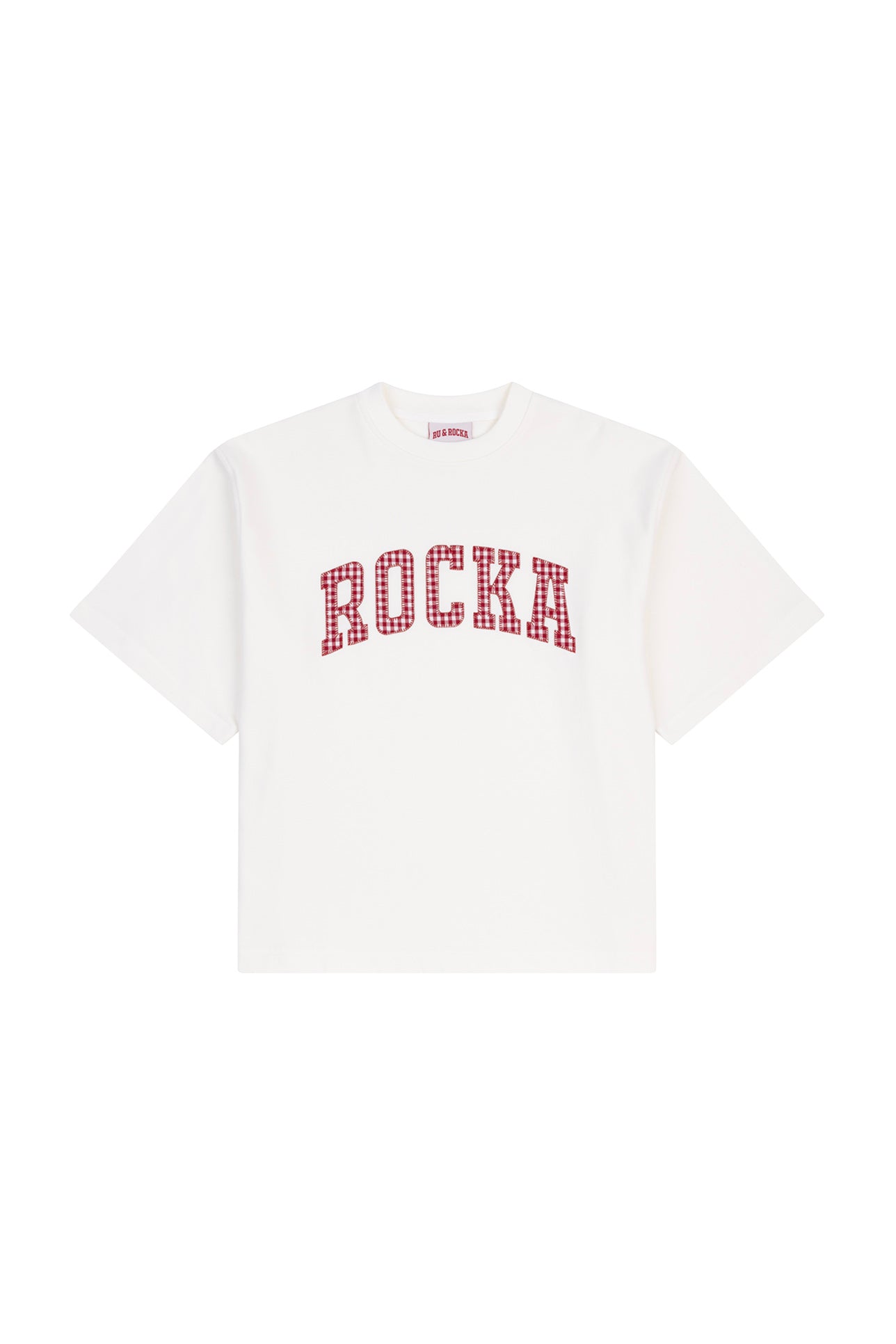 Off White Oversized Rocka Gingham Tee