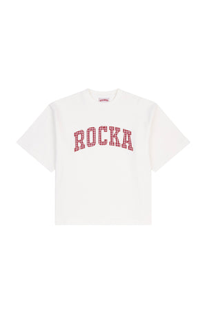 Off White Oversized Rocka Gingham Tee