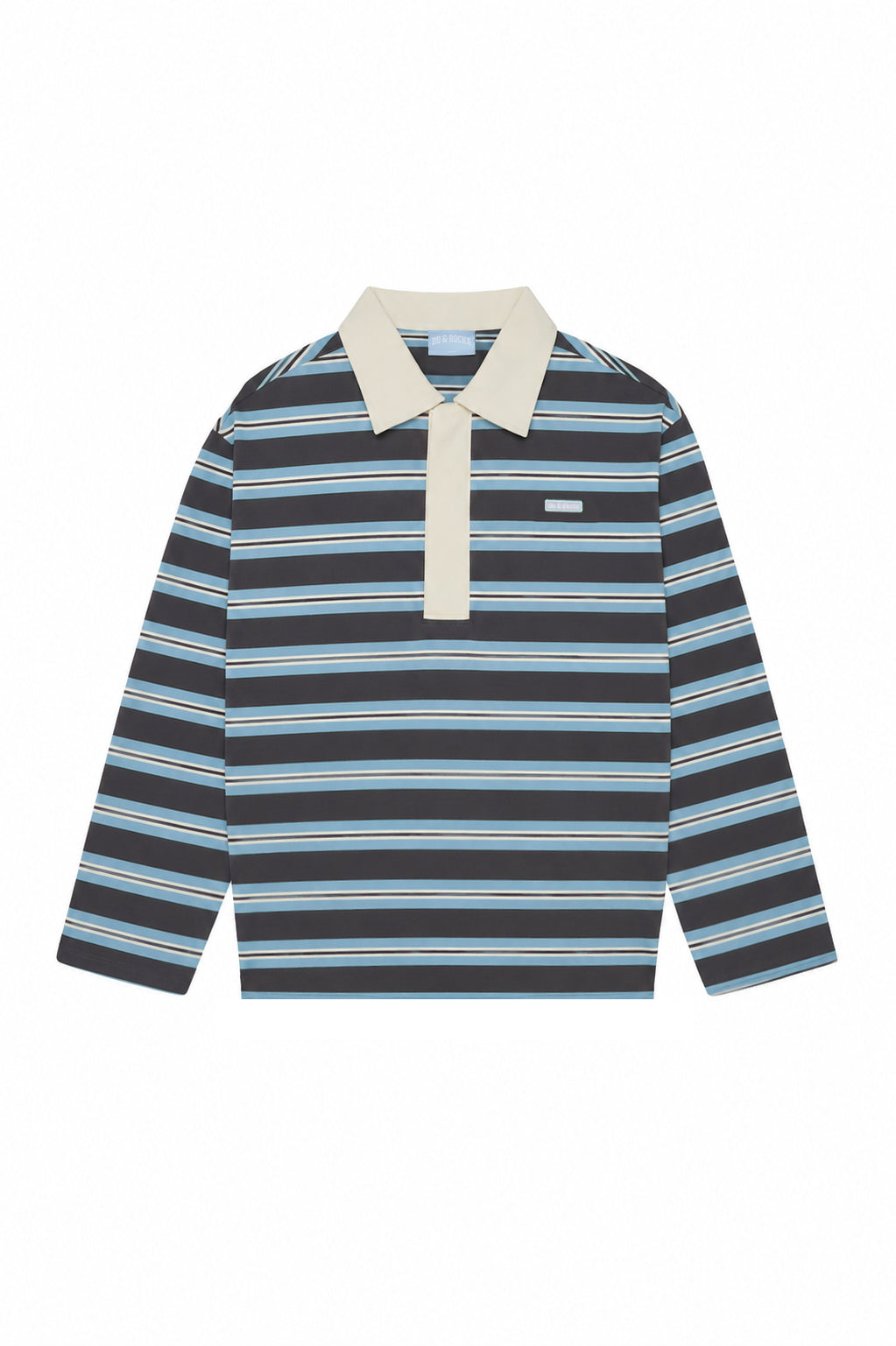 Leones Blue Striped Polo