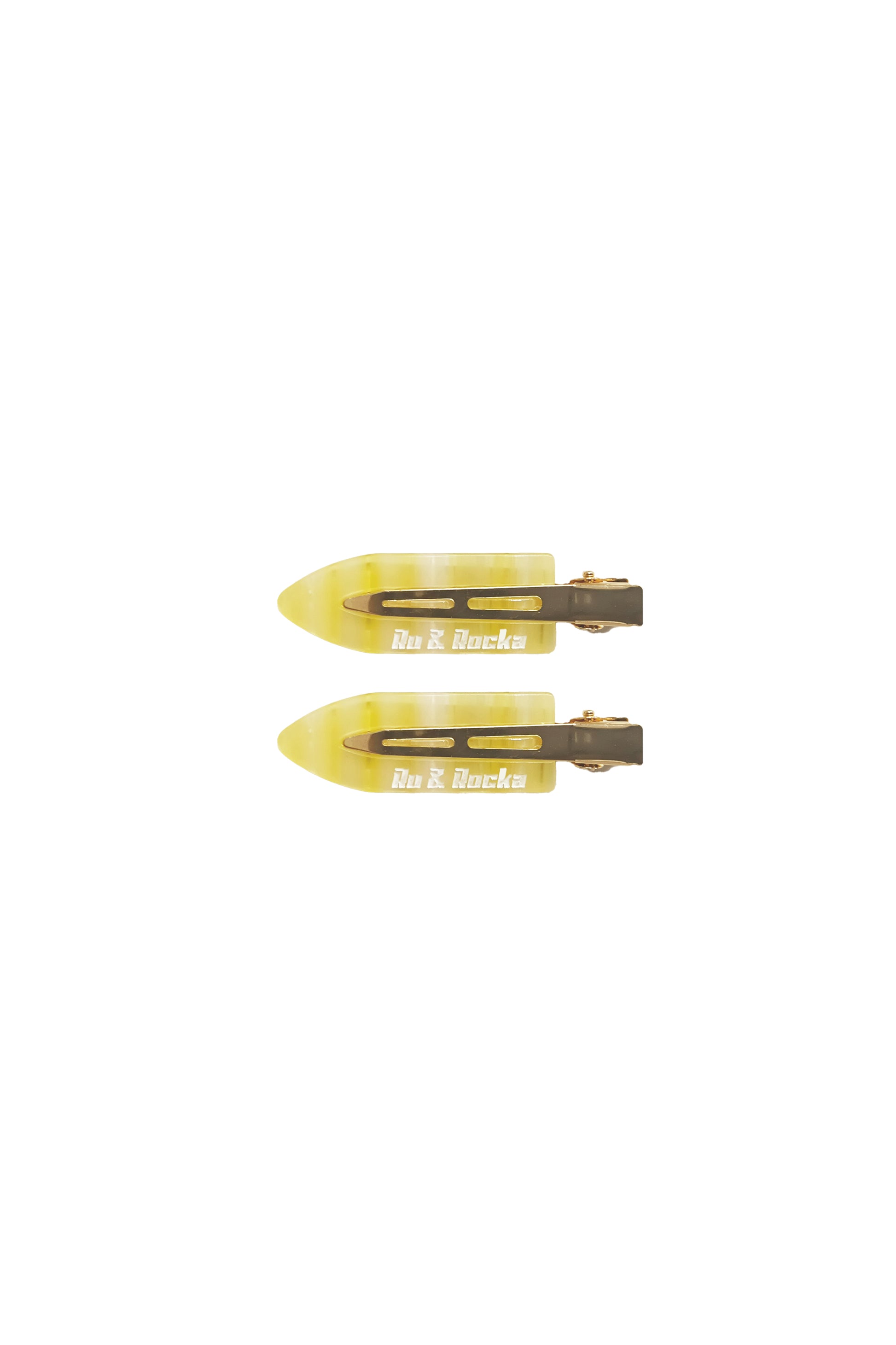 Lemon Drop Hair Clips