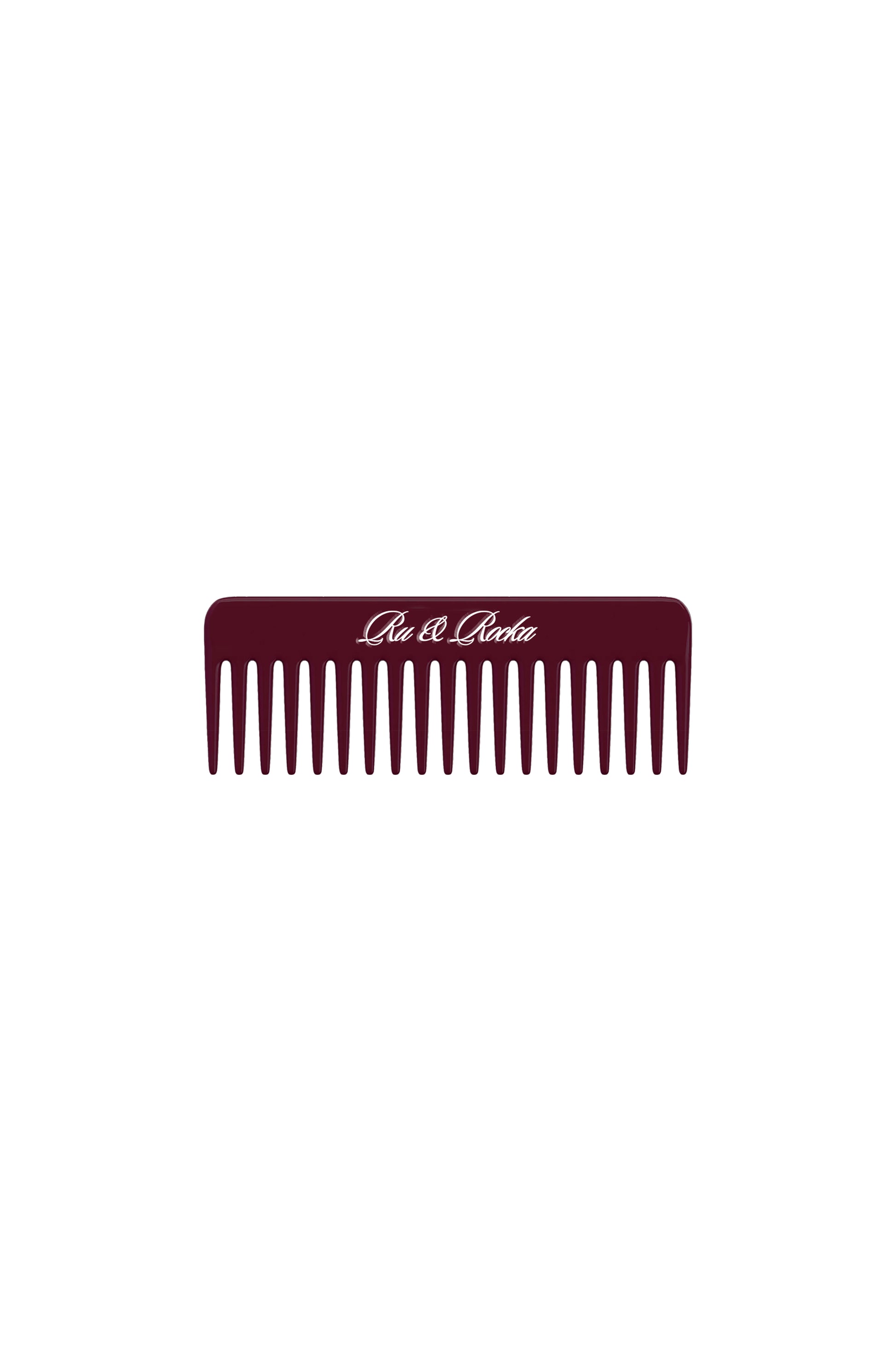 Burgundy Mini Travel Comb