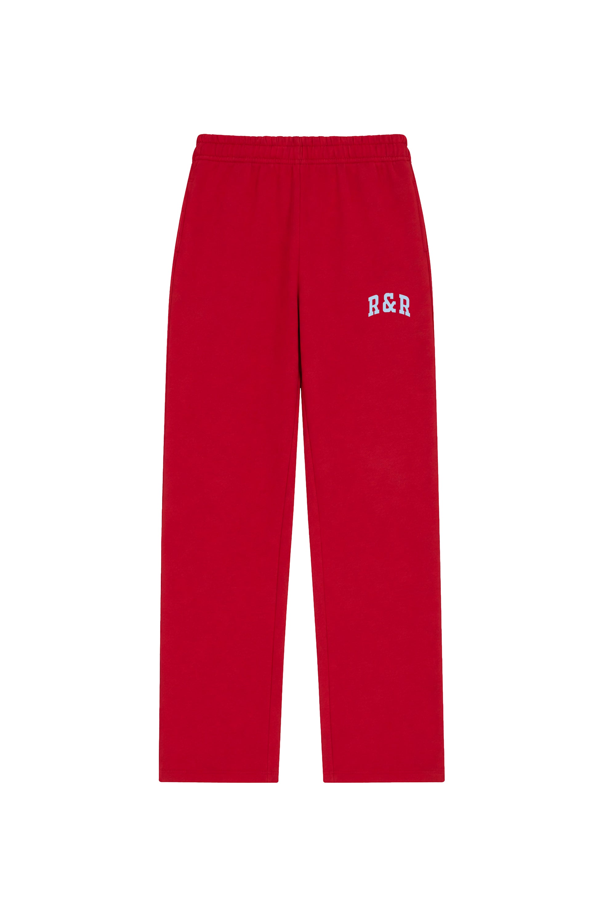 Cherry Red Varsity Joggers