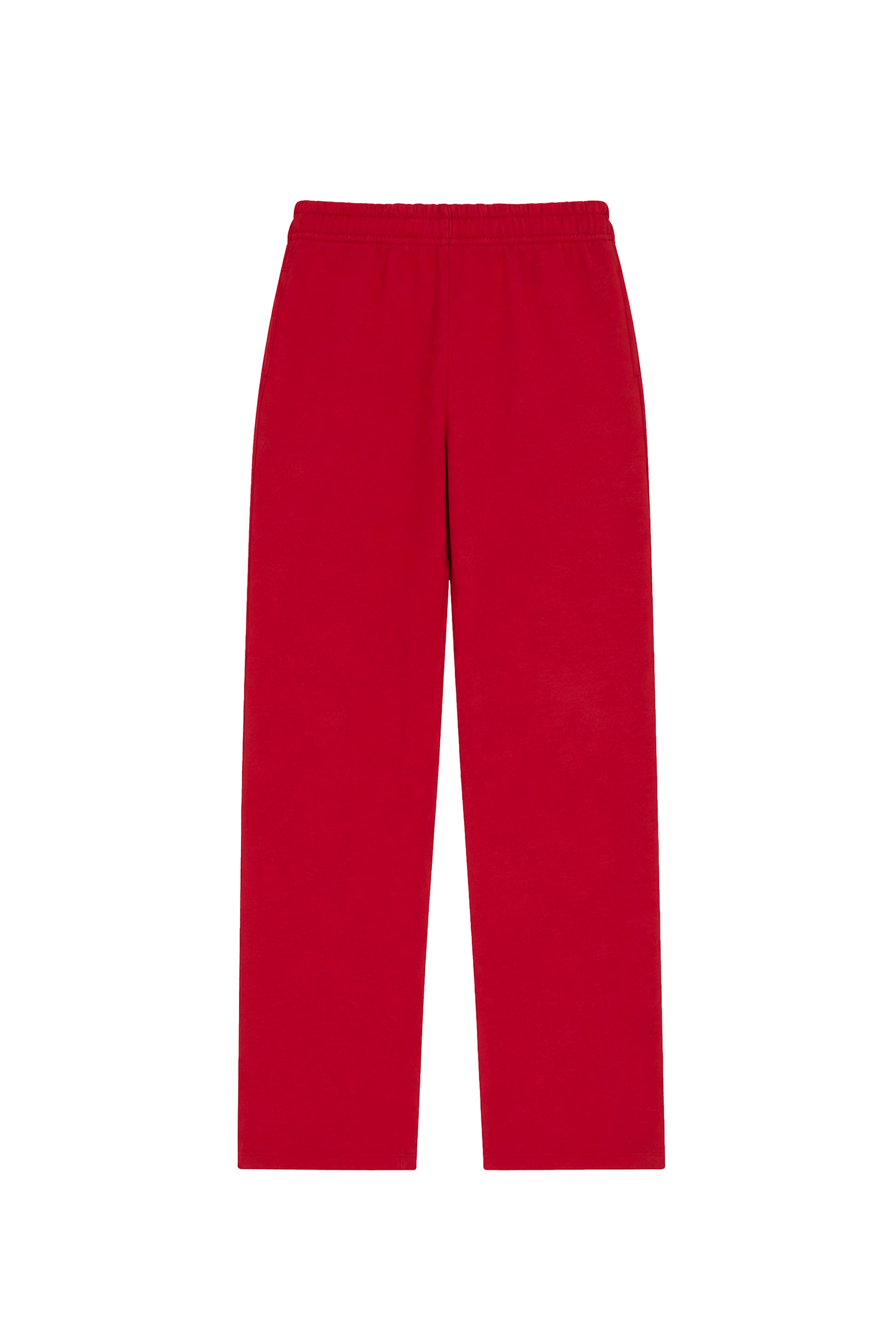 Cherry Red Varsity Joggers