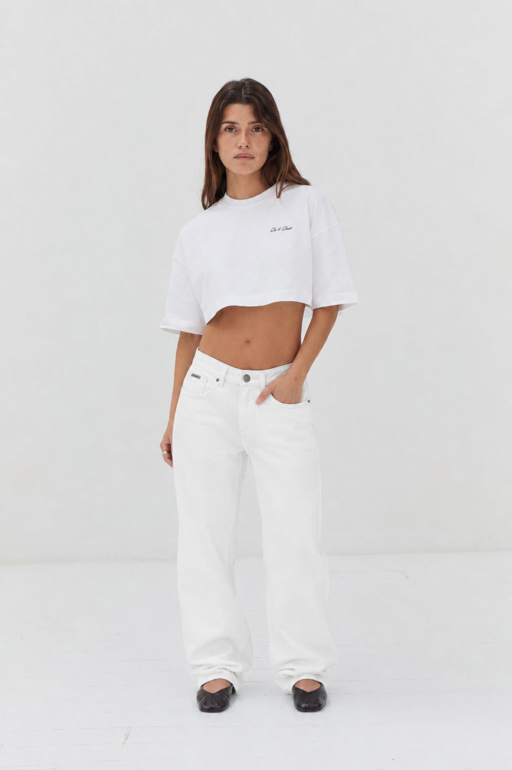 Ru Vintage Fit Jean White Wash