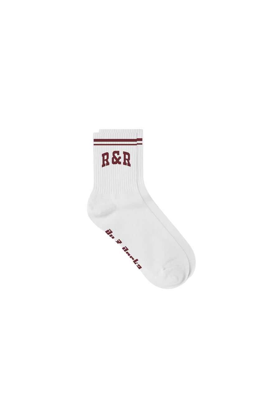 White Varsity Socks