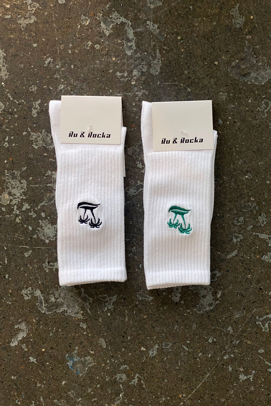 Ribbed Socks x2