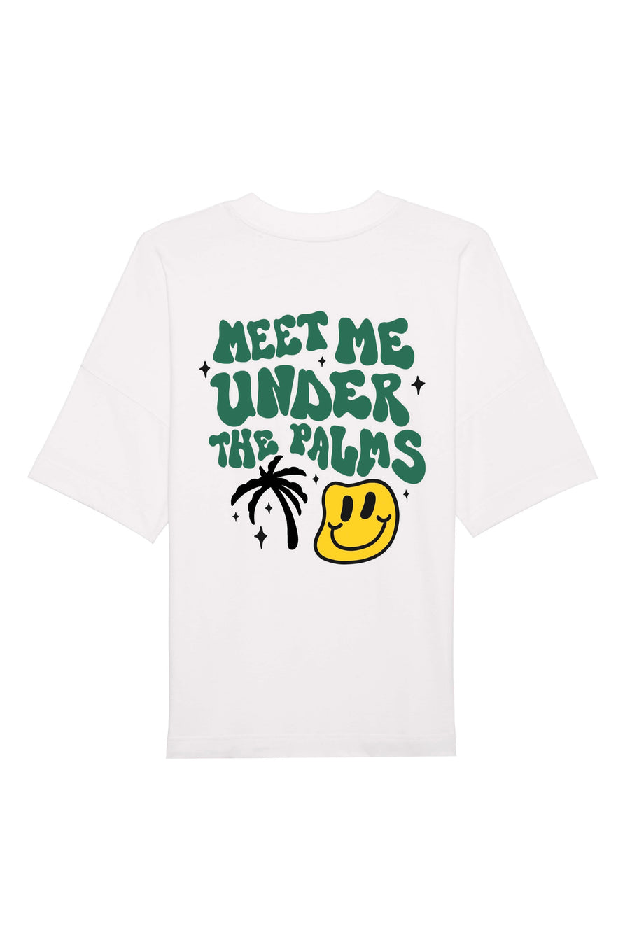 White Under The Palms Tee